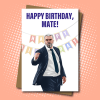 Big Ange Postecoglou inspired Birthday Card for Spurs Fans