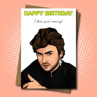 
              George Michael inspired Birthday Card
            
