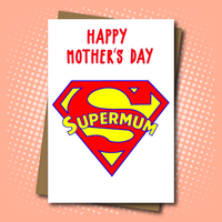 Supermum - Mother's Day Card