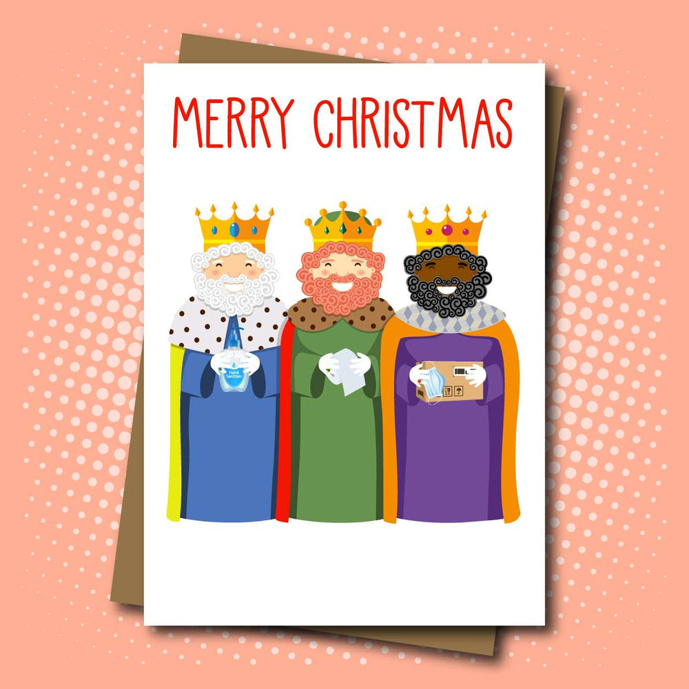 Christmas Card - Three Kings COVID Style