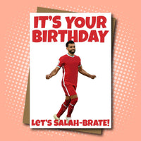 Liverpool FC - Mo Salah Birthday Card