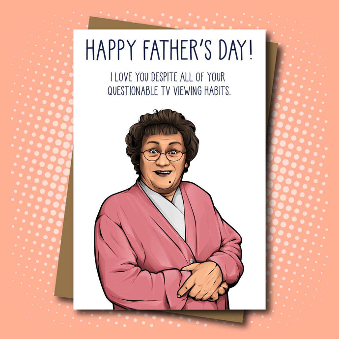 Mrs Brown's Boys inspired Father's Day Card