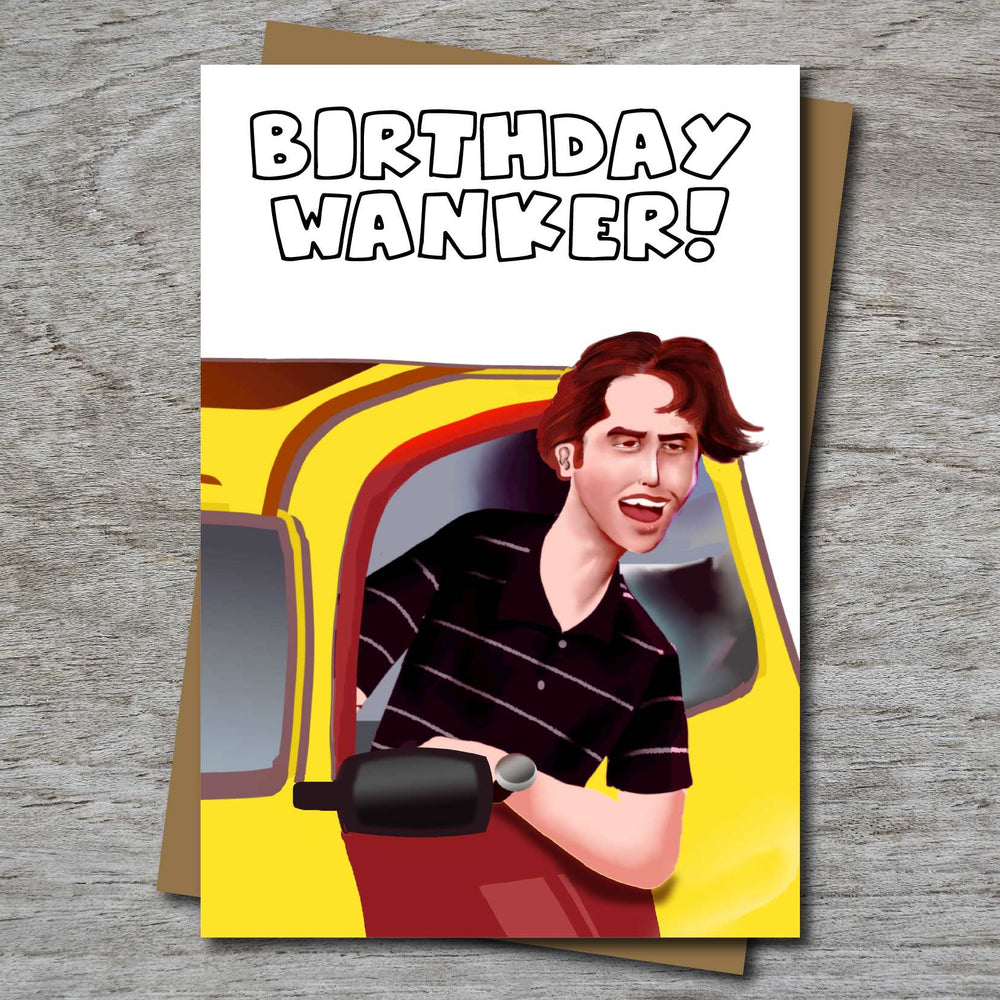 Inbetweeners - Jay Inspired Birthday Wanker Card (Bus Wanker scene)